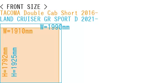 #TACOMA Double Cab Short 2016- + LAND CRUISER GR SPORT D 2021-